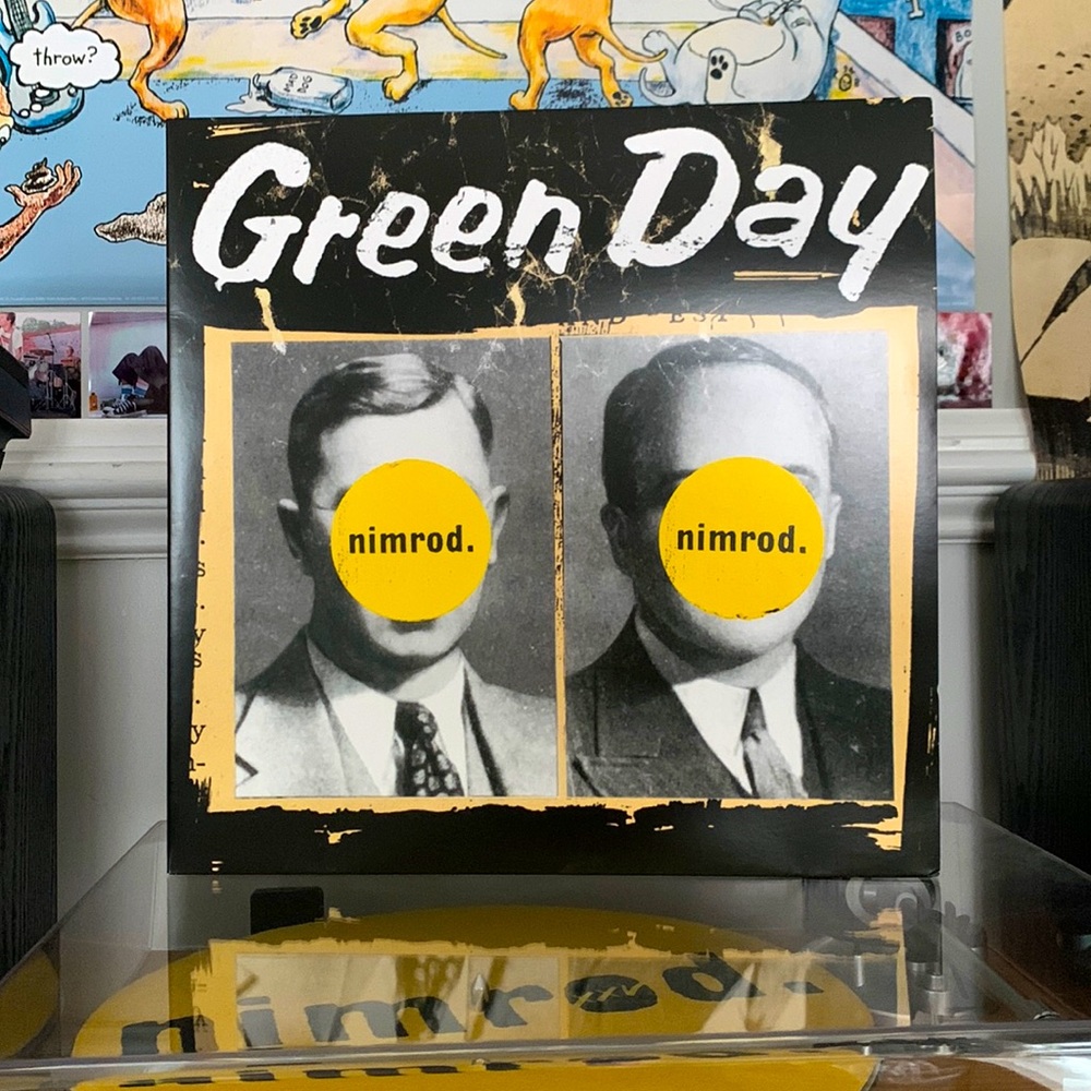green day nimrod 2LP standard black vinyl record